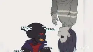 💙🖤error sans и core frisk🖤💙 {{MEME}}