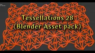 Tessellations 28 V 1.0 | Create Mesh Patterns | Blender Asset Pack | Geometry Nodes | Symmetry