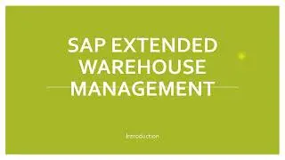 sap s4 hana EWM training free|| INTRODUCTION TO SAP EWM|| HISTORY OF EWM||EWM PROCESS AND DATA FLOW