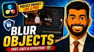 How to Blur Faces in DaVinci Resolve (Tracking Method Tutorial)