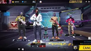 Free Fire Live Stream || Free Fire Season 31 Ranked Push 😨