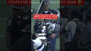 Alabama State Head Coach wants to play Jackson State AGAIN! 😳 via: hbcupulse/ESPN