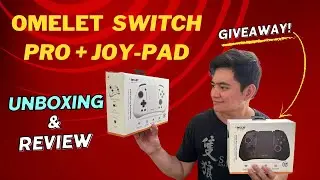 Omelet Switch Pro+ Joy-Pad Unboxing and Review- Tagalog