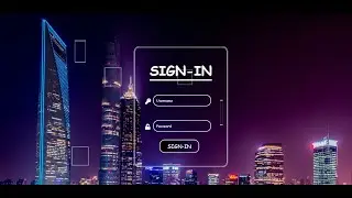 how to make a transparent login form using html and css.How to make a website with login form.