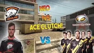Virtus.pro NEO Clutch ace 1vs5 vs Dignitas