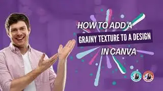How to add a grainy texture to a design