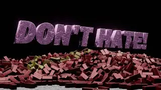 Don't hate! (Over 7,000 bricks falling down)