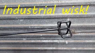 Drill Powered Cement/Paint Mixer Build