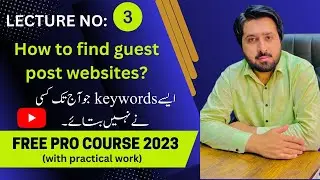 Howe To find guest post website with new keywords|Full course 2023|