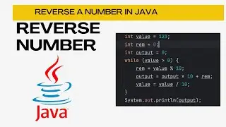 Reverse a number in Java