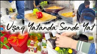 Yeni Heyat🌸İTİ QOVAN ALDIM😆TEMIZLIK VLOG