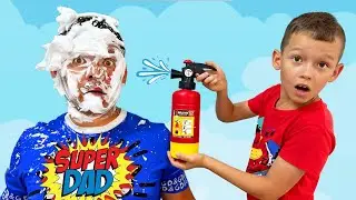 Dad Superhero saves Kids and other adventures on the playground