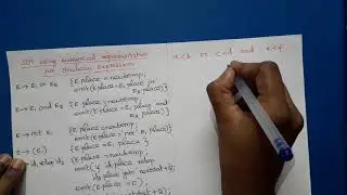 Compiler Design: Boolean Expressions
