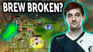 Is Brewmaster broken in lane phase? Arteezy was mad about it....