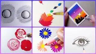 Art Hacks That Work Extremely Well || Satisfying Creative Art