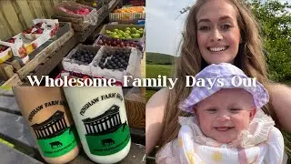 Wholesome Family Day Out | Farm Shop & Sunshine with my 5 month old