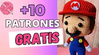 +10 PATRONES AMIGURUMI GRATIS!! 🥰|| Fáciles de Realizar !!