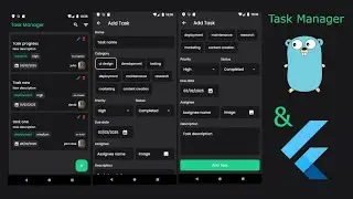 Build a Task Manager App with Flutter BLoC/Cubit and Go (Gin + Gorm + PostgreSQL)!