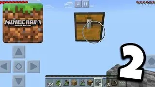 Minecraft PE : Skyblock Survival Part 2 - MCPE Gameplay (iOS, Android)