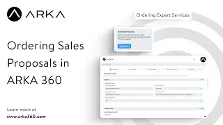 Ordering Sales Proposals in ARKA 360