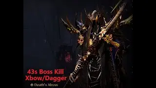 [Throne & Liberty] Death Abyss 43s Boss Kill Xbow/Dagger POV