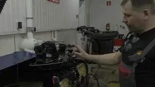 Регулировка угла опережения зажигания на ПЛМ Mercury 15M
