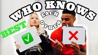 WHO KNOWS EACH OTHER BEST!? (CHALLENGE - Couples Edition)
