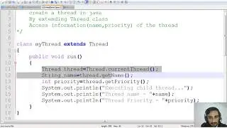 JAVA | PRACTICAL | Thread | Assigning name, priority