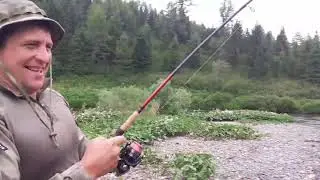 Таймени на спининг!!