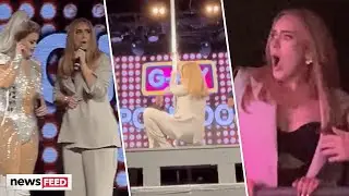 Drunk Adele Twerks & Pole Dances During Night Out!