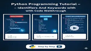 Python Programming Tutorial - Identifiers And Keywords with code walkthrough
