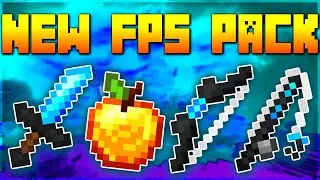 Minecraft NEW FPS Resource Pack | 16X and 32X Texture Pack 'Electric Blue' 1.7/1.8/1.9/1.16