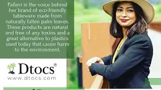 Eco-friendly compostable palm leaf plates - Dtocs - PIE Demo Day 2022
