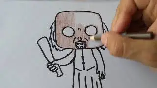 Cómo DIBUJAR y PINTAR a 😱GRANNY 😨 FUNKO POP/how to DRAW And PAINT 😱GRANNY 😨 FUNKO POP