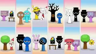 Funny Sprunki Animations Mod OC Incredibox