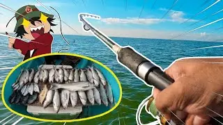 I Caught a LOT of Fish in Manila Bay | Intense Micro Jigging