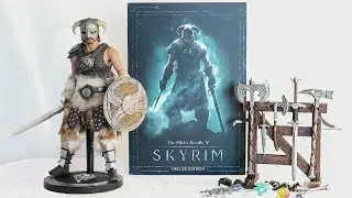 Skyrim 1/6 Dragonborn figure by Pure Arts Deluxe edition Unboxing & Review
