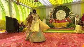 Haldi dance💚#haldidance#haldiceremony #haldisangeet#haldimehndi#weddingvibes