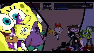 Mugen Request Spongebob, Pingu, Blossom & Chri$7i@nV4zq14 VS Arturo Mendoza, Gwen x2 & Duncan
