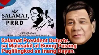 Salamat President Duterte.
