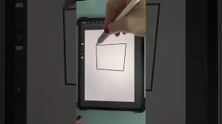 Making squares in procreate #shorts