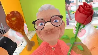 Being NICE To Granny Goes HORRIBLY Wrong - I Am Cat VR