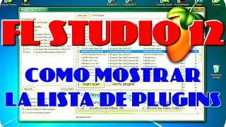 Fl Studio 12 - ¿Dónde está la lista de plugins?