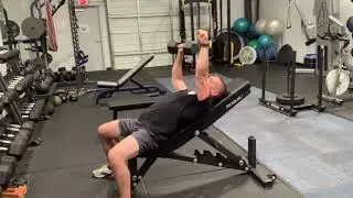 Single Arm Incline Bench Press