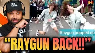 Australian Breakdancer Raygun Makes Her First Public Appearance  And Starts Dancing