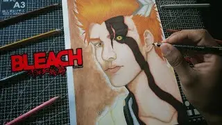 Drawing Ichigo Kurosaki Vasto Lorde Dominado (Bleach: Thousand-Year Blood War)
