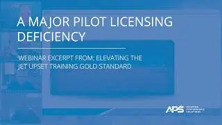 A Major Pilot Licensing Deficiency