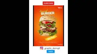 food poster design || creative design || 