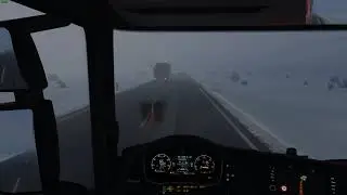 Euro Truck Simulator 2 - обычное дело, туман, встречка :)
