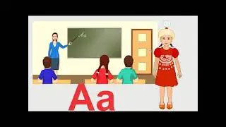 Әліппе Bilgen Alippe А дыбысы мен әрпін таныстыру